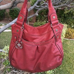 Relic soft red vegan leather bag
